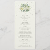 Menu Crème Snowberry+Eucalyptus 4 Parcours Mariage plat (Devant)