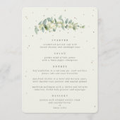 Menu Crème Symphorine + Eucalyptus Mariage 4 Plats (Devant)