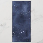 Menu Crescent Moon Starry Night Marine Mariage Flat Men (Dos)