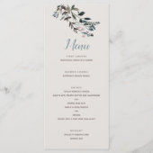 Menu Crest jardin | Eggshell | Script Mariage (Devant)