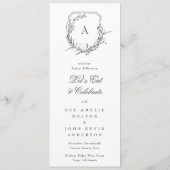 Menu crête monographique classique traditionnelle Notre (Dos)