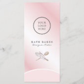 Menu Cuisine boulangerie Chef Blush Pink Café Tarifs (Devant)