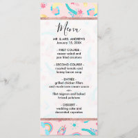 Cute Pink Teal Unicorn Rainbow