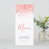 Menu Dab mariage du corail vivant (Debout devant)