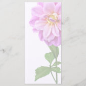 Menu Dahlia Rose Avec Dew (Dos)