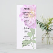 Menu Dahlia Rose Avec Dew (Debout devant)