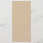 Menu Dainty Fleur sauvage Soft Tan (Dos)