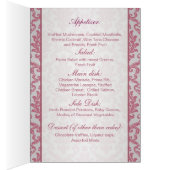 Menu Damas magenta rose (Intérieur (Droit))