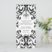 Menu Damask Glam Diner d'Halloween (Debout devant)