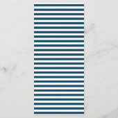 Menu d'anniversaire de fête thématique (Dos)