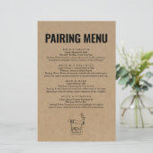 Menu d'appariement Cigar & Whiskey (Debout devant)