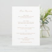 Menu Daria Taupe Mariage moderne (Debout devant)