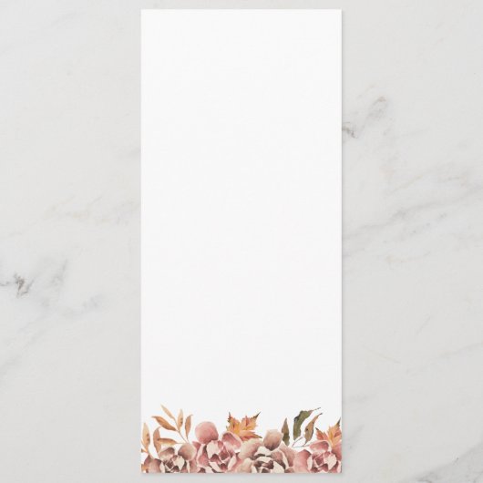 Menu d'automne à la citrouille (Dos)