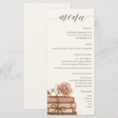 Menu de Baby Shower Nouvelle Ère (Devant / Derrière)