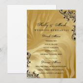 menu de boissons de dîner du d'or 311-Jardin (Devant / Derrière)