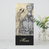 Menu de boule de mascarade de Halloween (Debout devant)