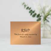 Menu de brillance en cuivre RSVP (Debout devant)