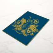 Menu de cocktail de luxe doré pour soirée (Rotation)