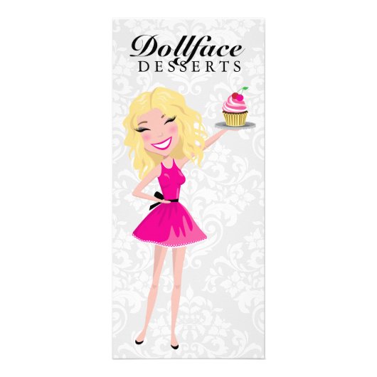 Menu de damassé de Blondie de 311 desserts de (Devant)