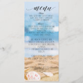 Menu de destination de la plage (Devant)