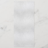 Menu de dîner de Noël en argent (Dos)