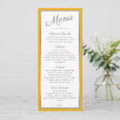 MENU DE DINER ÉLÉGANT réception moderne gris mouta (Debout devant)