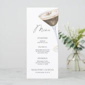 Menu de douche de mariage où l'amour se prépare (Debout devant)
