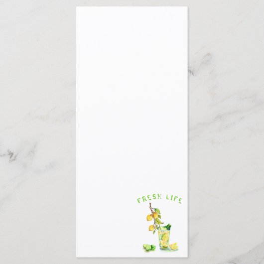 Menu de fête avec jus de citron Cool Boisson - Vot (Devant)