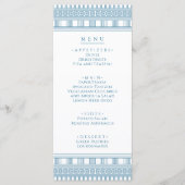 Menu de fête avec pour la fête grecque ou romaine (Devant)