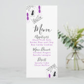 Menu de fête d'anniversaire de gribouillages d'ara (Debout devant)