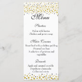 Menu de fête de mariage (Devant)