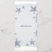 Menu de fête sur la plage bleue avec étoiles de me (Dos)