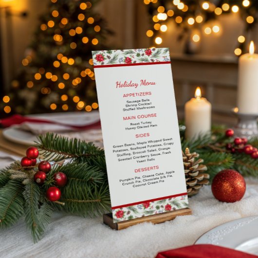 Menu de fêtes |