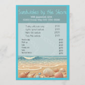 Menu de Flat Beach (Devant)