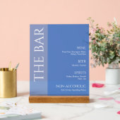 Menu de la barre de Mariages Blue Two Tone (Mariage)