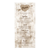 Menu de la collection de Mariages d'arbre cardiaqu (Devant)