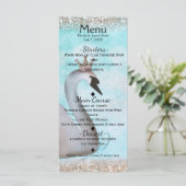 Menu de la fête de conte de fées pailleté or de la (Debout devant)