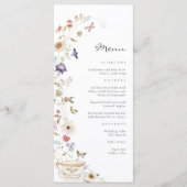 Menu de la fête du thé floral (Devant)