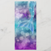 Menu de la fête enchantée sous la mer Queue de sir (Dos)