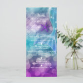 Menu de la fête enchantée sous la mer Queue de sir (Debout devant)