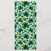 menu de la Saint-Patrick (Dos)