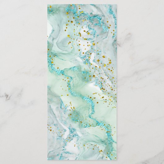 menu de l'encre d'aquarelle (Dos)