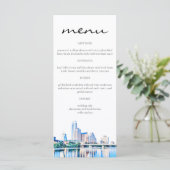 Menu de l'horizon d'Austin Texas (Debout devant)