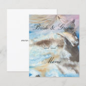 Menu de mariage (Devant / Derrière)