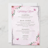 Menu de mariage (Dos)