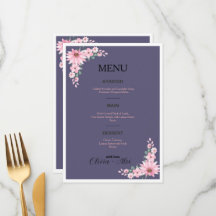 Menu de mariage