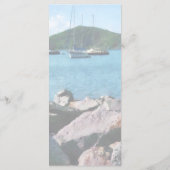 Menu de mariage à St. Thomas sur la côte rocheuse (Dos)