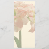 Menu de mariage Amaryllis Aphrodite (Dos)