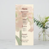 Menu de mariage Amaryllis Aphrodite (Debout devant)