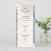 Menu de mariage au eucalyptus gris bleu (Debout devant)